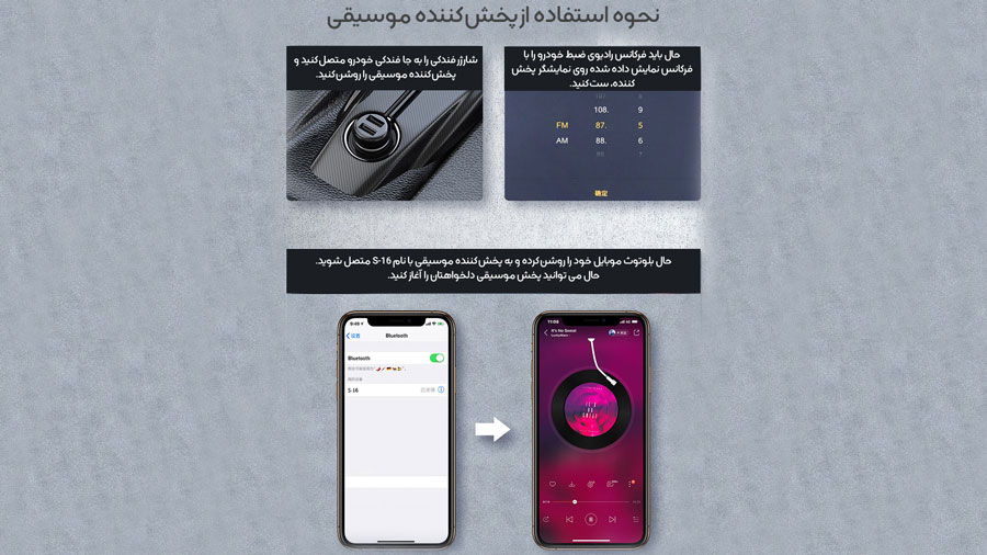 روش استفاده از گیرنده بی سیم