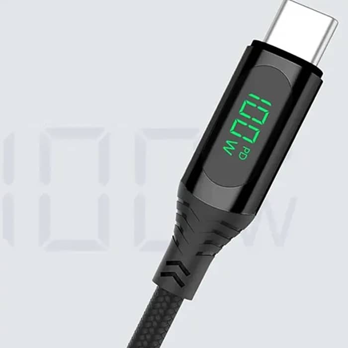 کابل تایپ سی با نمایشگر