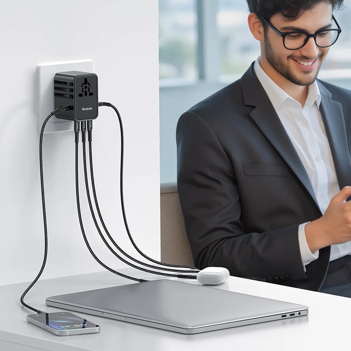 اتصال آداپتور به چند دستگاه