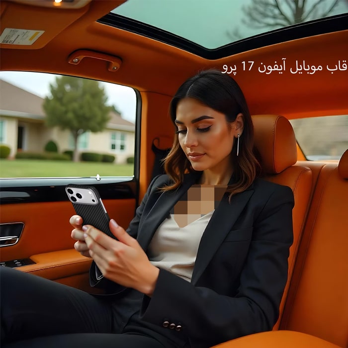 قاب موبایل آیفون 17پرو مشکی
