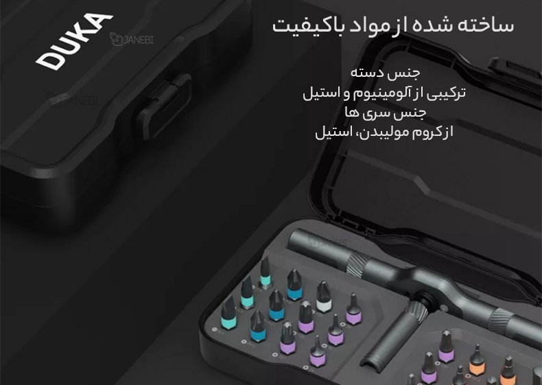ساختار باکیفیت و مقاوم آچار