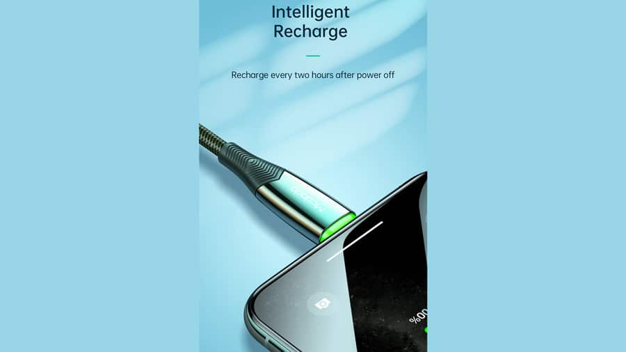 کابل شارژ سریع و انتقال داده لایتنینگ مک دودو Mcdodo CA-806 Auto Power Off Lightning Data Cable 1.2m با قابلیت جبران شارژ از دست رفته