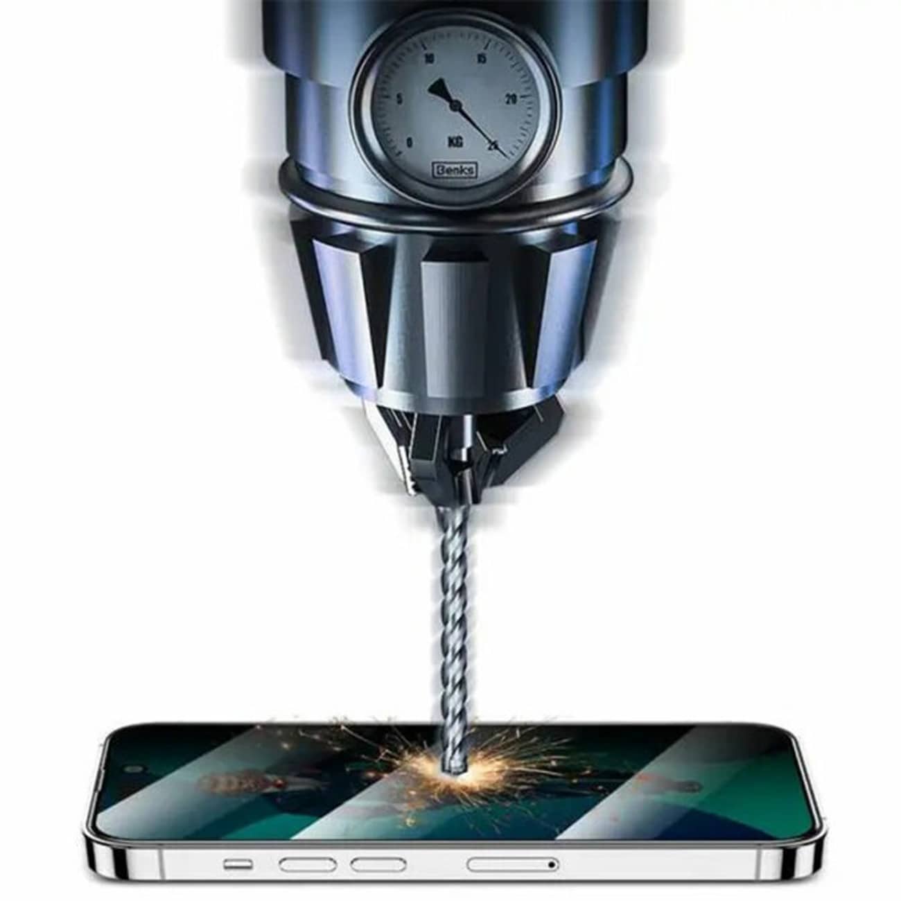 مته کاری روی گلس