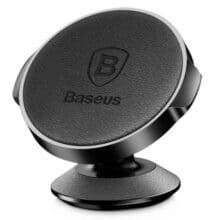 پایه نگهدارنده آهن ربایی بیسوس Baseus Small Ears Series Magnetic Suction Bracket Leather Type
