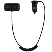 شارژر فندکی فست شارژ ماشین با قابلیت پخش موسیقی و تماس بیسوس CCMT-E01