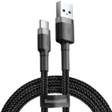 کابل شارژ و انتقال داده سریع تایپ سی بیسوس Baseus Cafule Type-C Cable 0.5M