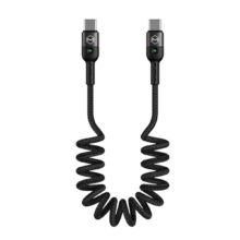 کابل شارژ و انتقال داده تایپ سی به تایپ سی مک دودو Mcdodo CA-786 Type-C Coiled Cable 1.8M