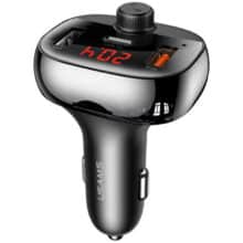 شارژر فندکی فست شارژ ماشین تایپ سی 50 وات و اف ام پلیر یوسامز US-CC143