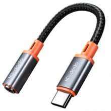 کابل تبدیل تایپ سی به AUX (جک 3.5 میلیمتری) مک دودو CA-7561 Lite McDoDo Audio Cable Type-C To DC 3.5
