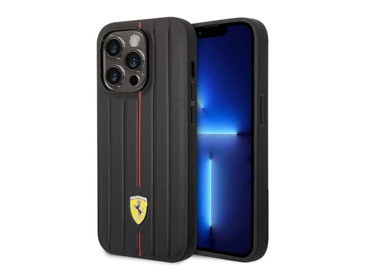 قاب چرمی آیفون 14 پرو مکس طرح فراری CG Mobile iphone 14 Pro Max Ferrari Leather Case