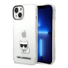 قاب محافظ شیشه ای آیفون 14 پلاس طرح گربه کارل CG Mobile iphone 14 Plus Karl Cat Case