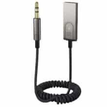 گیرنده بلوتوث خودرو به همراه کابل صدا آی یو ایکس کوتتسی Coteetci Bluetooth 5.0 AUX Car Bluetooth receiver 74001