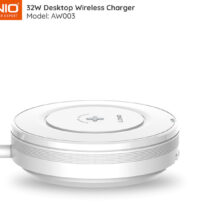 شارژر وایرلس فست شارژ رومیزی 5 کاره 32 وات الدنیو LDNIO AW003 Desktop Wireless Charger 32W