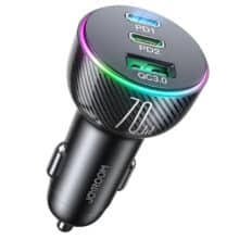 شارژر فندکی فست شارژ ماشین تایپ سی فست شارژ 70 وات جویروم JR-CL26