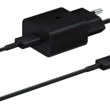 شارژر اصلی فست شارژ 15 وات سامسونگ همراه با کابل دو سر تایپ سی یک متری Samsung 15W Type-C With Type-C Cable