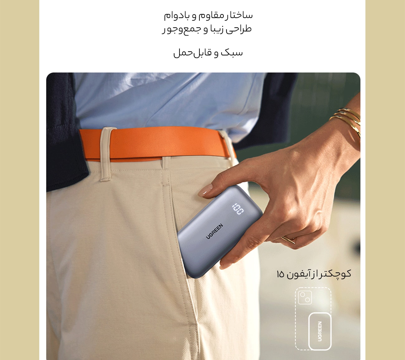 ساختار مقاوم شارژر همراه 10000