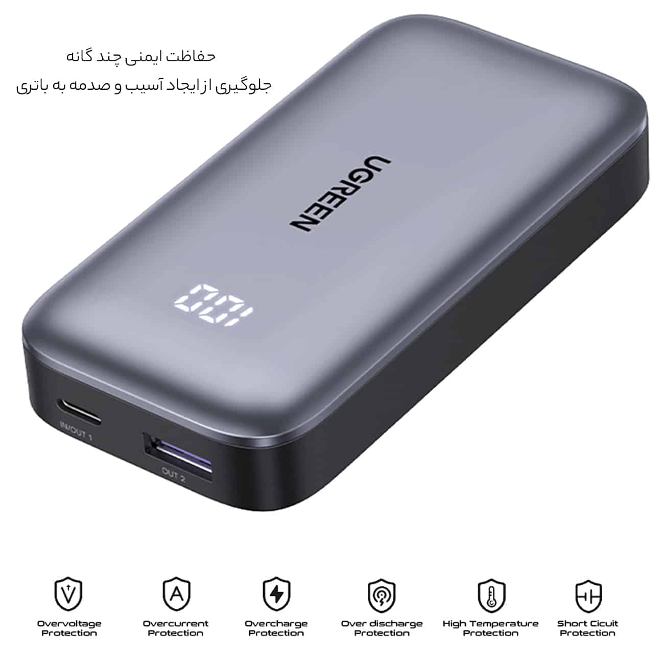 حفاظت ایمنی چندگانه پاوربانک
