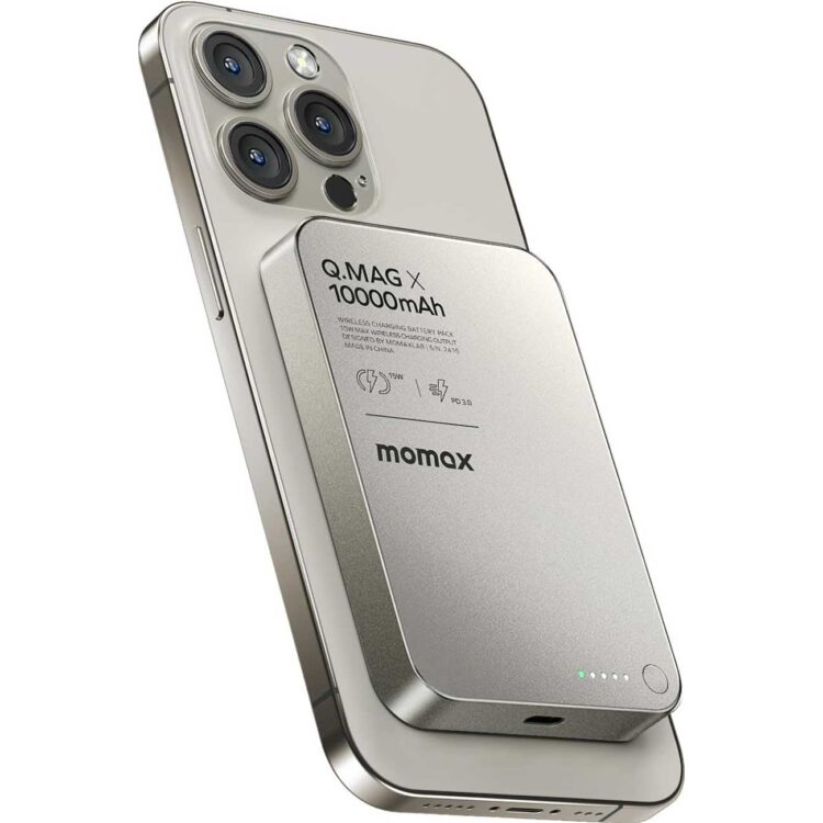 پاور بانک 10000 وایرلس مومکس IP117 Q.Mag X1 توان 20 وات