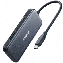 هاب تایپ سی 5 پورت یو اس بی 3.0 انکر A8334HA1