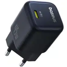 شارژر دیواری فست شارژ تایپ‌سی 45 وات بیسوس CCGAN45CE