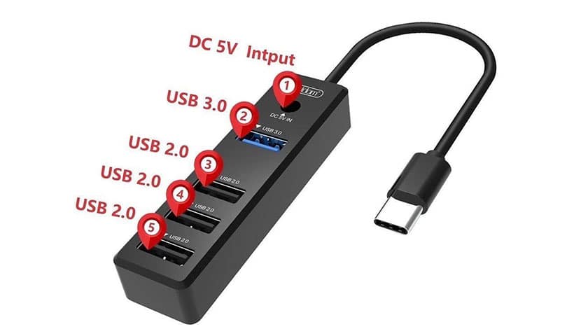 هاب 4 پورت تایپ سی مدل ET-HUB08