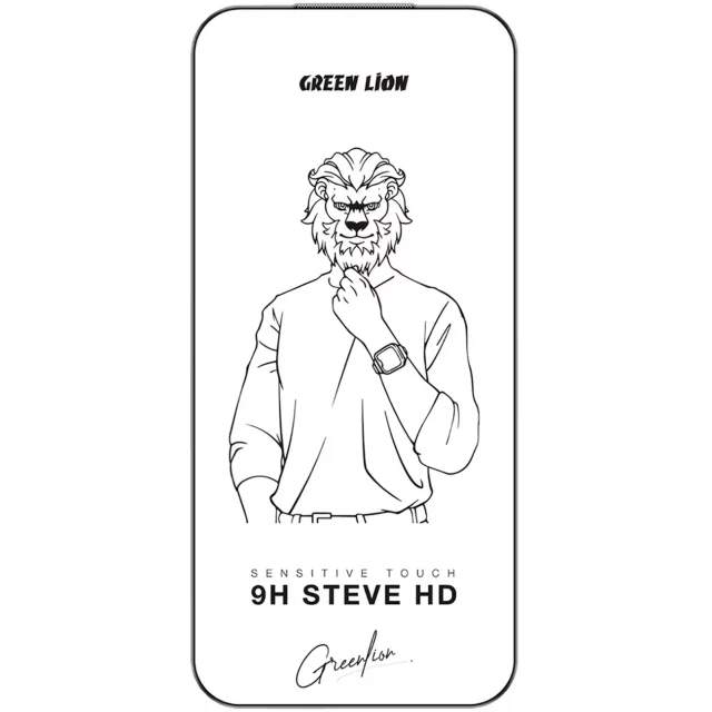 گلس آیفون 17 پرو گرینلاین Green Lion GN9HSGL17PCL شفاف