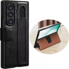 کیف گوشی سامسونگ Galaxy Z Fold7 نیلکین Nillkin Aoge Leather – قابل تبدیل به هولدر موبایل