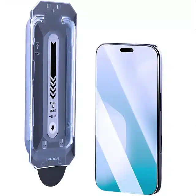 گلس شیشه‌ای شفاف آیفون 17 نیلکین Nillkin H+ Pro همراه با کیت نصب