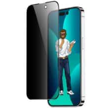 گلس پرایوسی آیفون 13، آیفون 13 پرو و آیفون 14 گرین لاین Green Lion GN9HSPY14