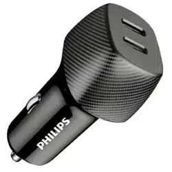 شارژر فندکی فست شارژ فیلیپس Philips مدل DLP5522C توان 60 وات