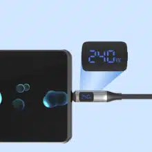 عکس کابل تایپ سی 240 وات فیلیپس philips مدل 4583C طول 2 متر - فروشگاه ماه به ماه