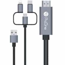 کابل HDMI پرووان ProOne مدل PCH70 چند سر مناسب اندروید و آیفون