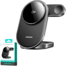 شارژر وایرلس رومیزی جویروم JOYROOM مدل JR-W17 سه کاره