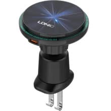 هولدر شارژر وایرلس خودرو الدنیو LDNIO مدلMA23 توان 15 وات