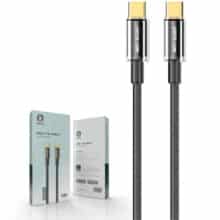 کابل تایپ سی گرین لاین مدل GNTPTGH60CTCBK توان 60 وات 1 متر