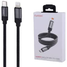 کابل تایپ سی به لایتنینگ ارلدام مدل EC-207C-L توان 27 وات یک متر
