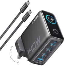 شارژر دیواری  140 وات انکر Anker مدل B2697 با 4 پورت