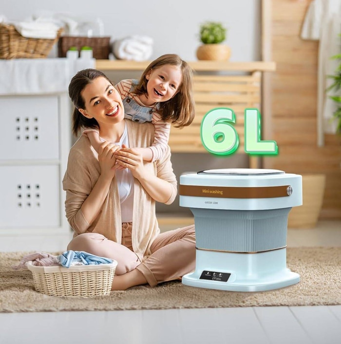 ظرفیت 6 لیتری ماشین لباسشویی