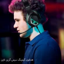 عکس هدست گیمینگ سیمی گرین لاین Green Lion مدل GL-HP62 - فروشگاه ماه به ماه