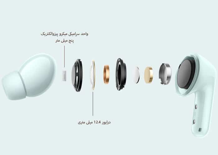 درایور 12.4 میلی متری هندزفری