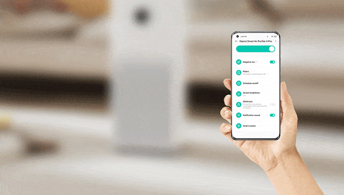 فیلتر هوای قابل اتصال به اپلیکیشن