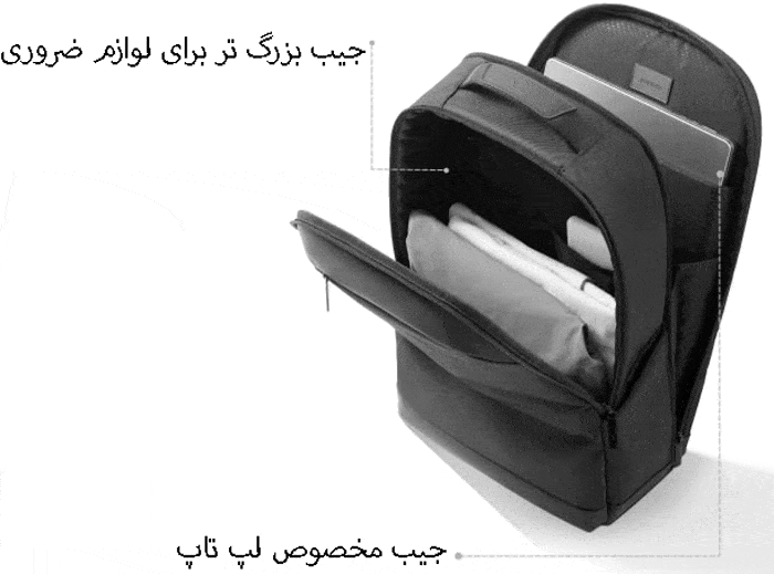 جیب های متعدد کیف کولی مشکی