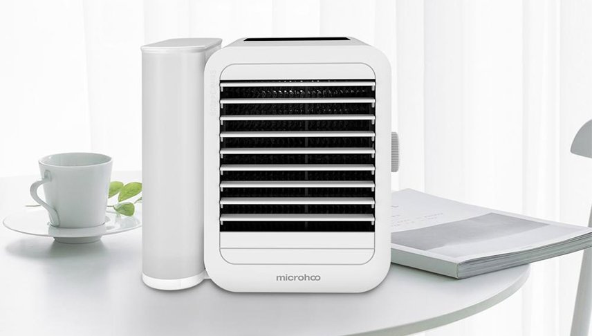 کولر سلولوزی میکروهو Microhoo personal mini air conditioning fan MH01R