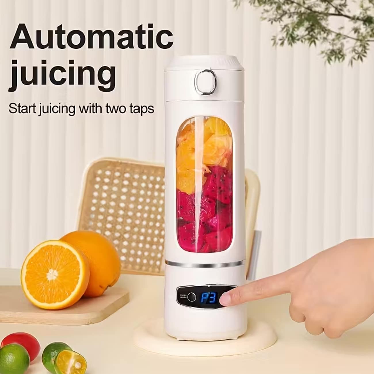 استفاده کاربر از مخلوط کن