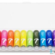 باتری نیم قلمی رنگین کمانی شیائومی Xiaomi Rainbow AAA Battery Pack Of 10