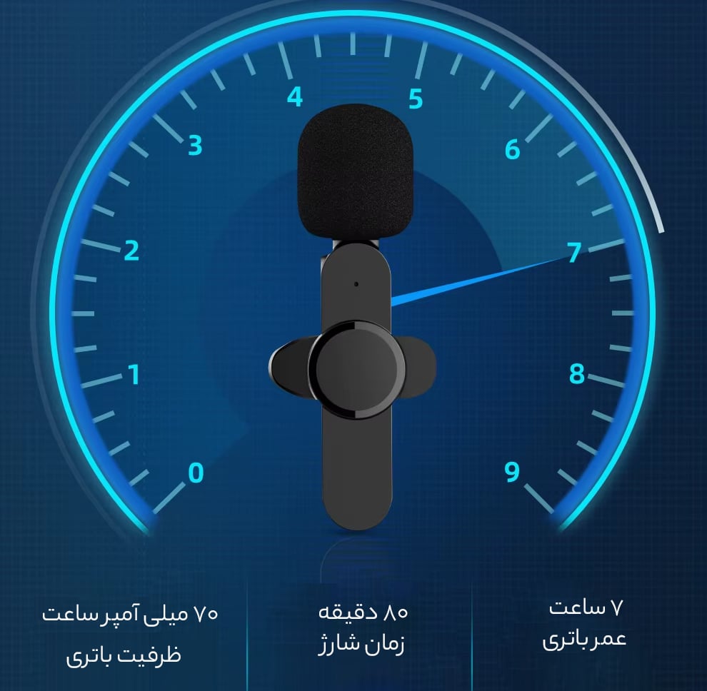 شارژدهی بالای میکروفون