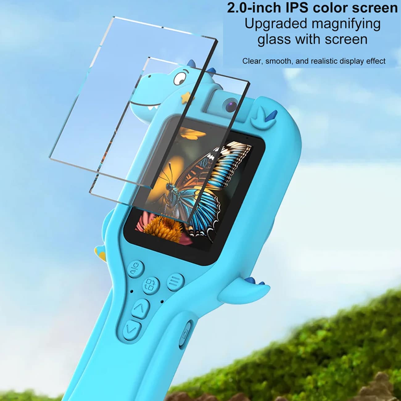 صفحه نمایش ذره بین کودک