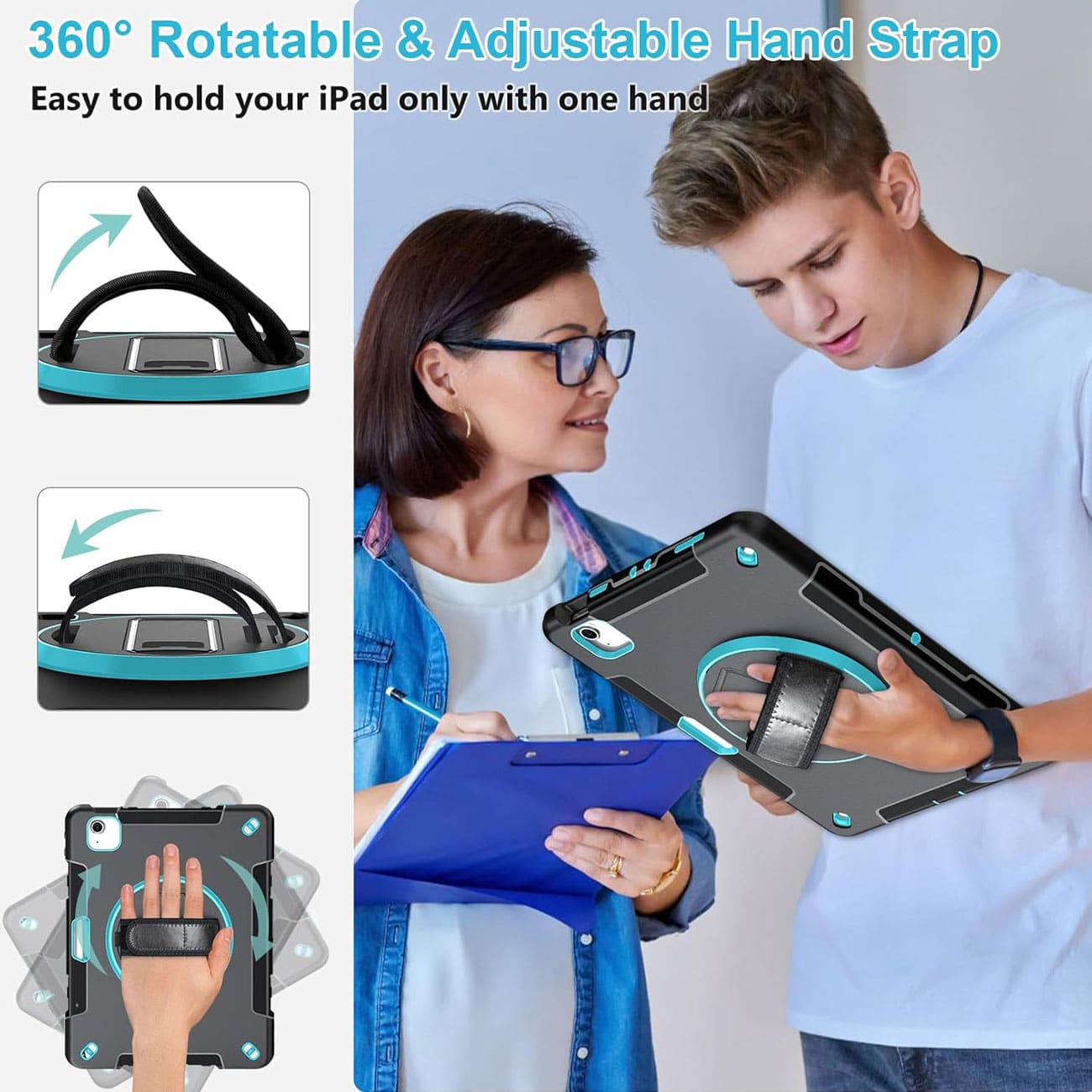 پایه چرخشی 360 درجه در قاب محافظ