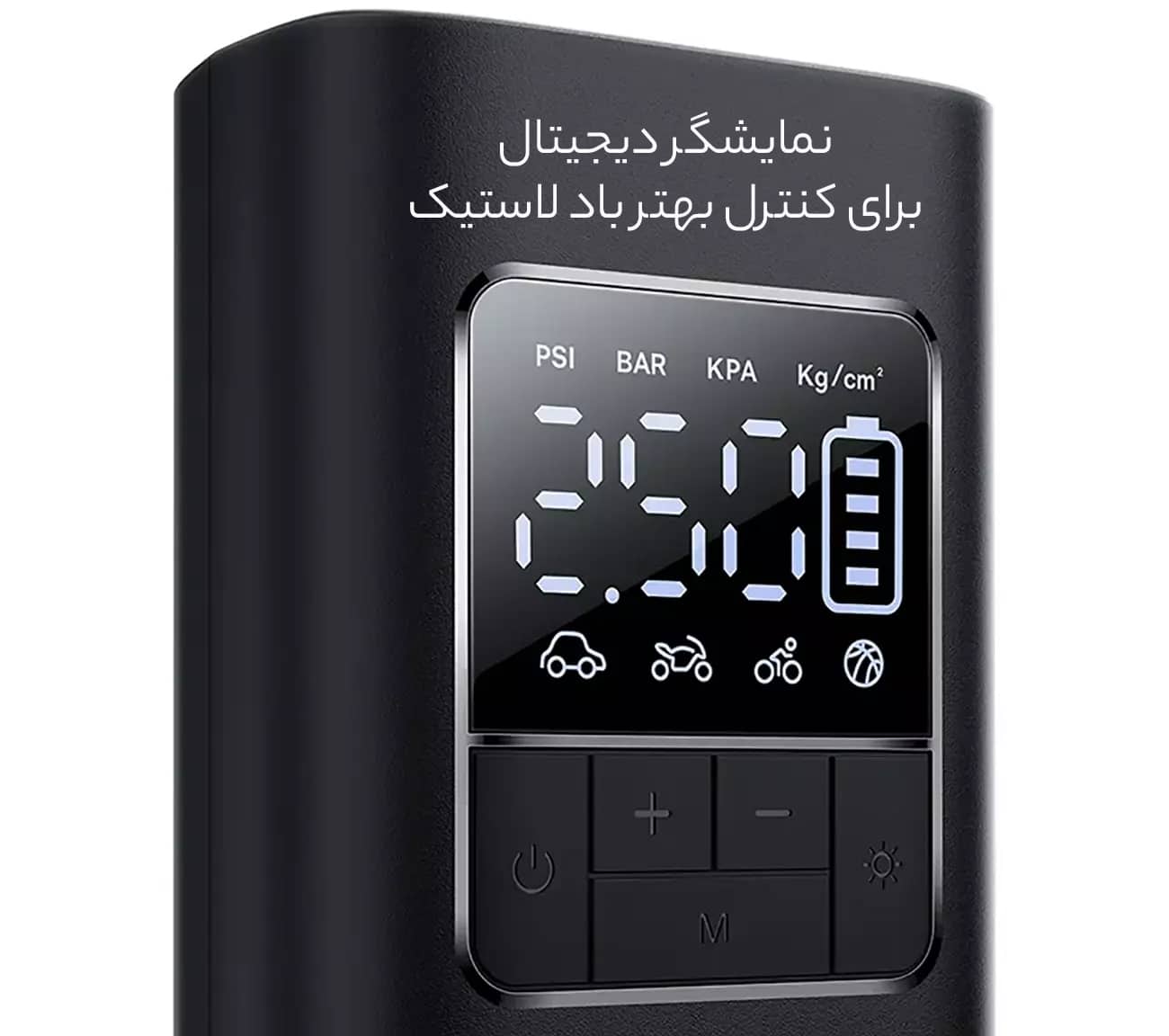 نمایشگر دیجیتال پمپ باد