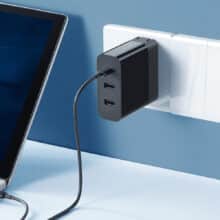 عکس شارژر چند پورت مسافرتی بین المللی ZMI zPower Triple Port 65W USB-C Travel Charger HA833 - فروشگاه ماه به ماه